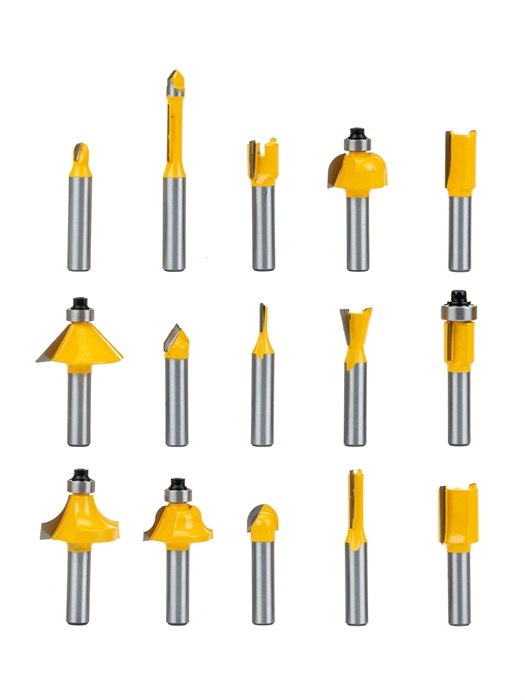 Набор твердосплавных фрез N3, SFR-15-6 STABILMATIC, 6 мм, 15 предметов - фото 5210